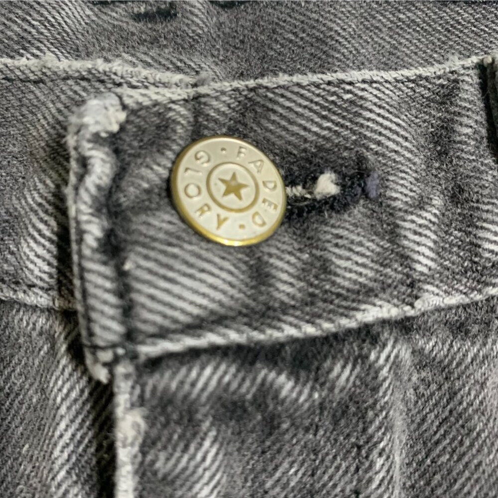 Faded Glory Shorts Gray Grunge, Goth, Punk - Picture 2 of 8